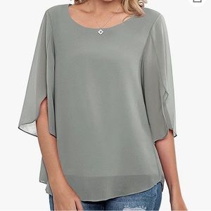 Neineiwu Womens chiffon top